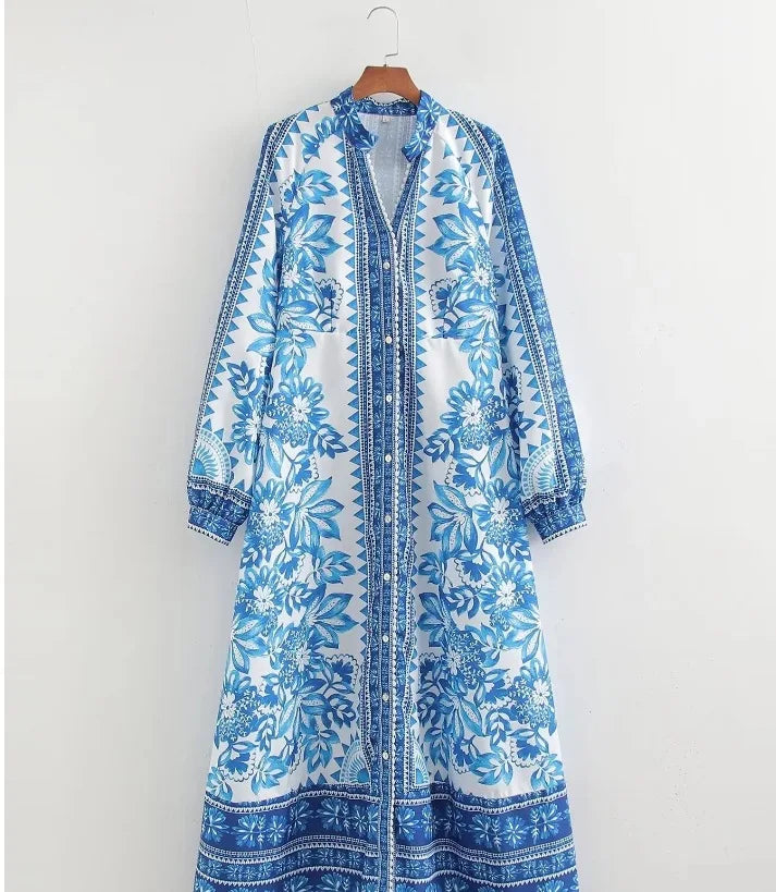 Nature Muse Maxi Dress