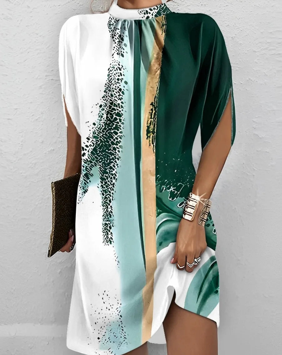 Twilight Swirl Batwing Mini Dress