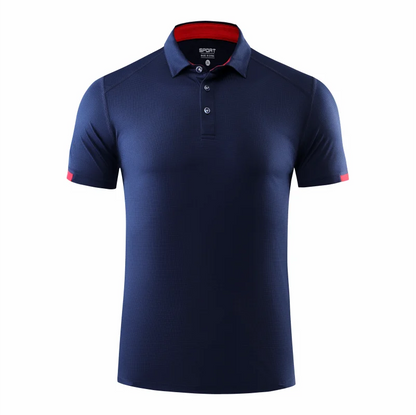 Swift Dry Lapel Polo Fitness Shirt