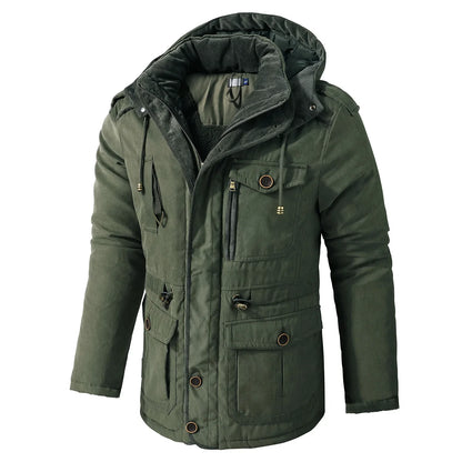 Mountain Trail Hooded Fleece Parka