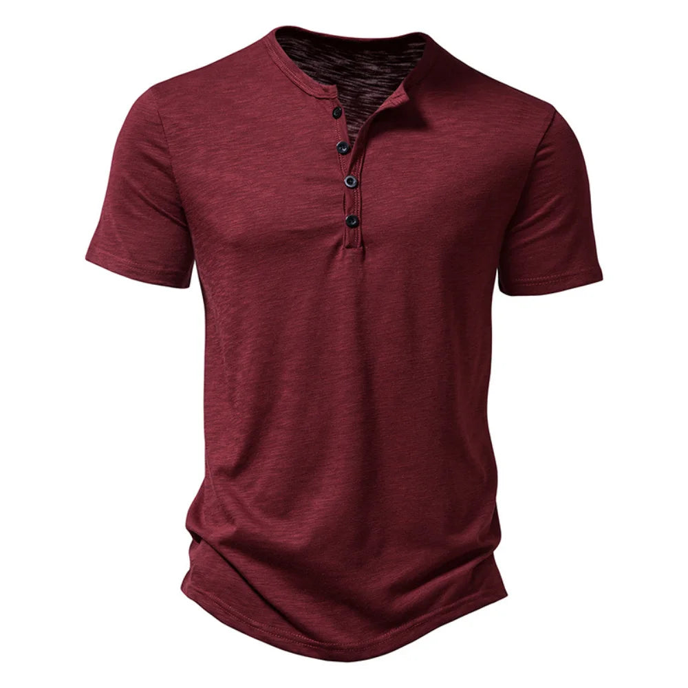 Stylish Henry Neck T-Shirt
