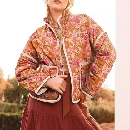 Boho Blossom Padded Jacket
