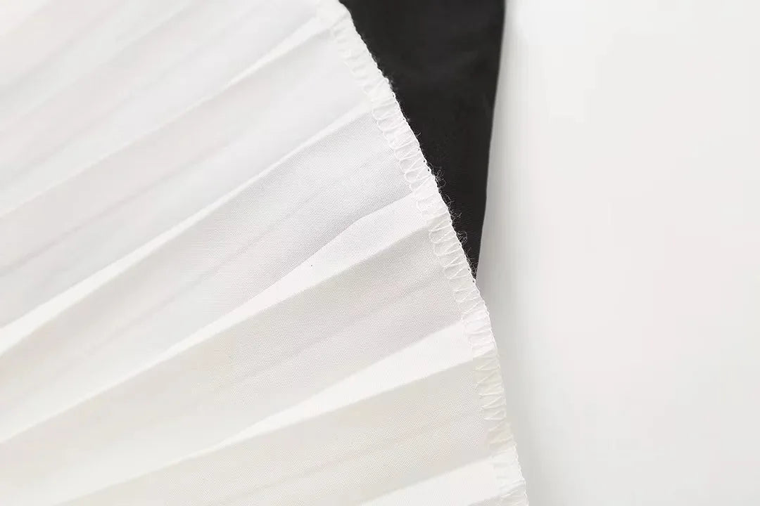 Calli Charm Off-Shoulder Pleated Dress