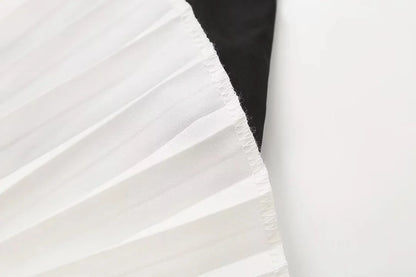 Calli Charm Off-Shoulder Pleated Dress