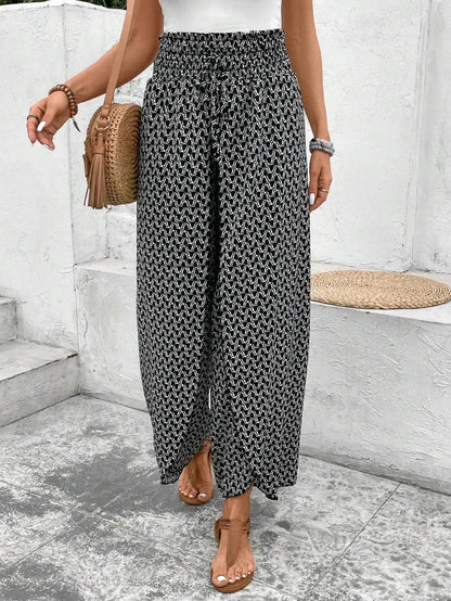 Petal Whisper Wide Leg Pants