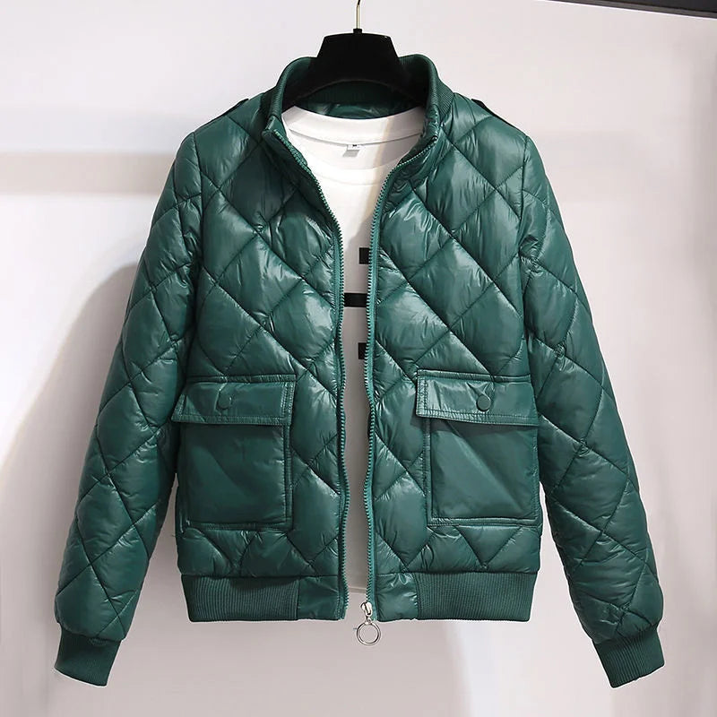 Chic Puff Short Cotton Parka Jacket