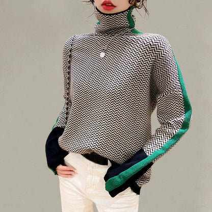Elegant Slim Fit Turtleneck Sweater