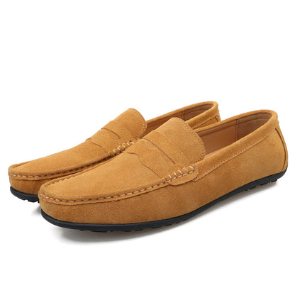 Stylish Suede Driving Loafers