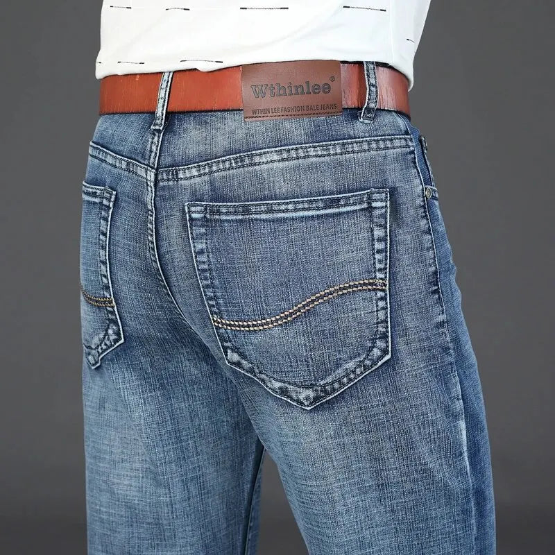 Luxury Slim Fit Stretch Denim Jeans