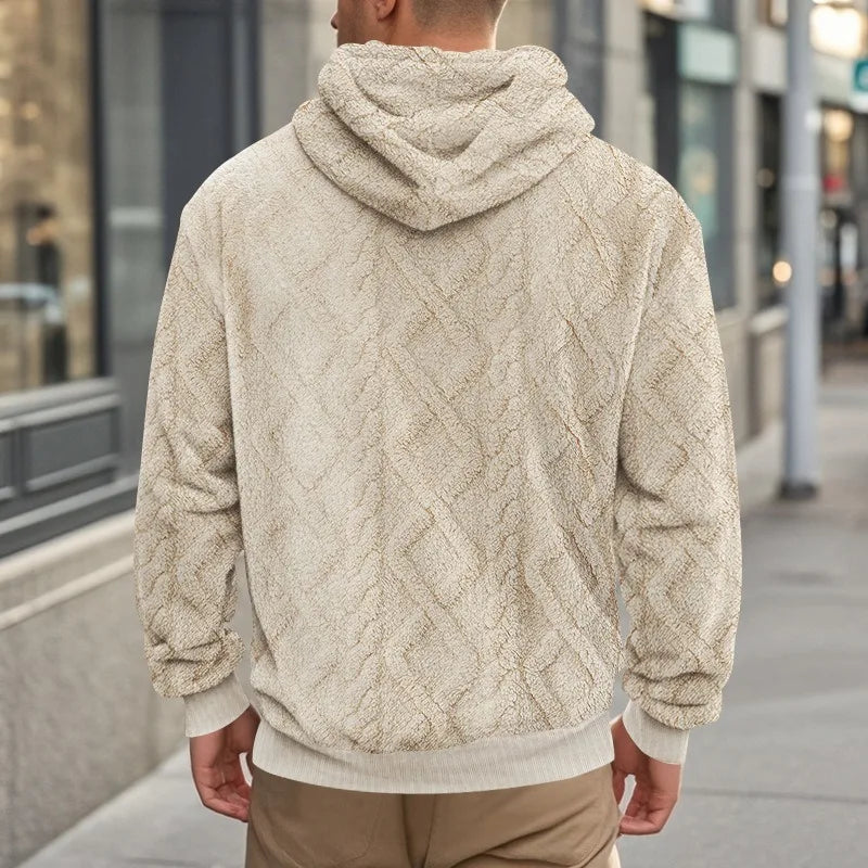 Shadow Weave Luxe Dual Velvet Hoodie
