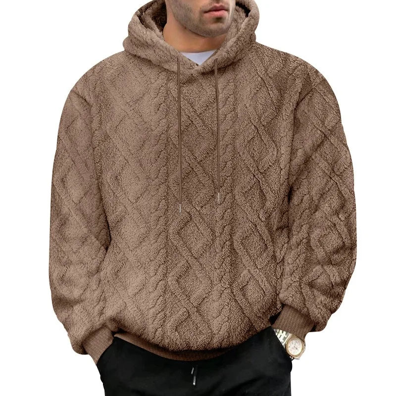 Shadow Weave Luxe Dual Velvet Hoodie