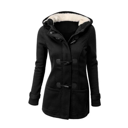 Hooded Zip Up Overcoat