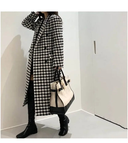 Heritage Check Woolen Overcoat