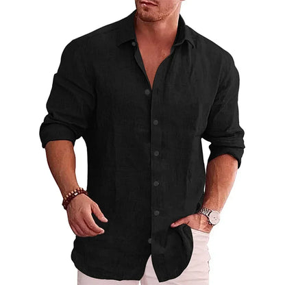 Men's Cotton Linen Shirt