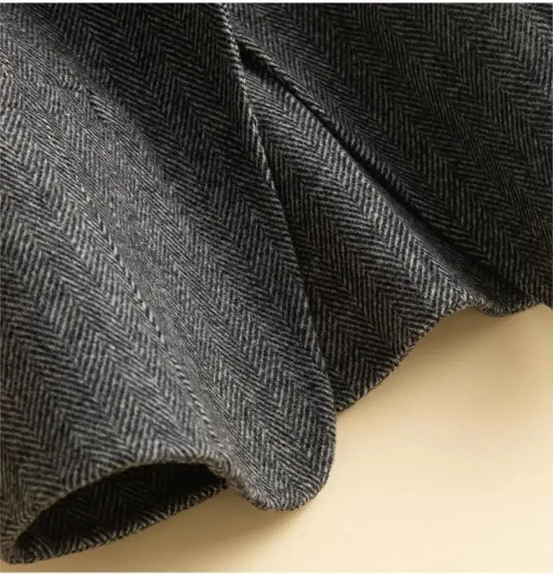 Elegant Horsebit Tweed Vest
