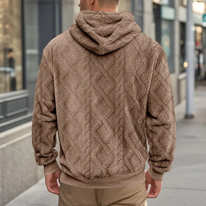 Shadow Weave Luxe Dual Velvet Hoodie