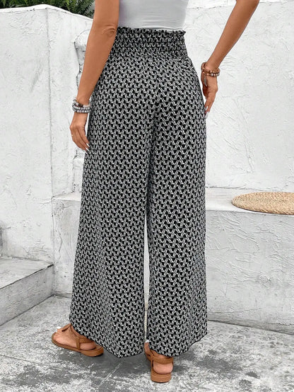 Petal Whisper Wide Leg Pants