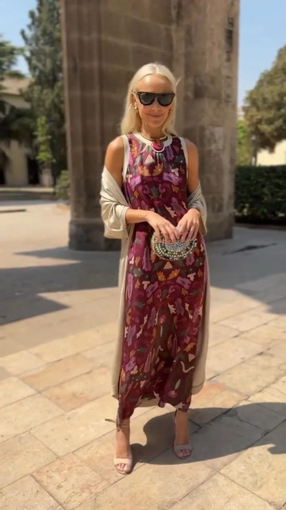 Boho Elegance Two-Piece Dress Set