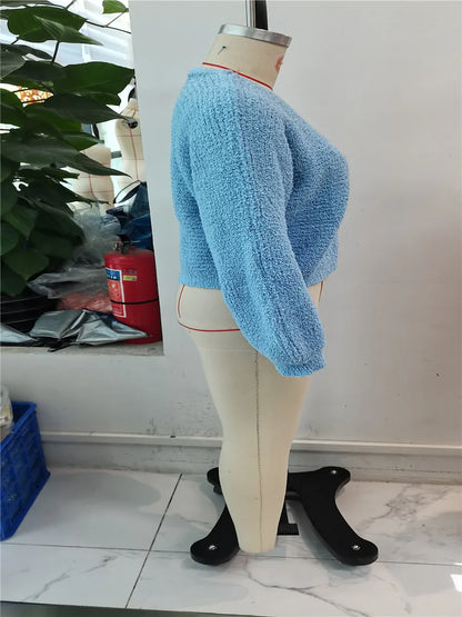Cozy Vibe Fuzzy Button-Up Cardigan