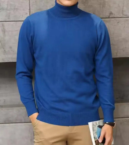 Men Cashmere Cotton Blend Pullover