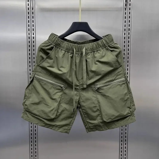Retro Loose Fit Multi Pocket Shorts