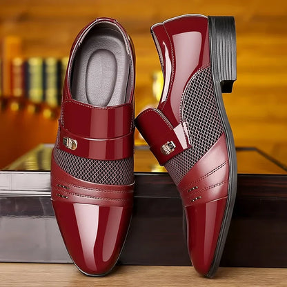 Regal Step Wine Red Loafers