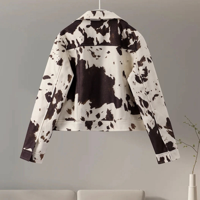 Spotted Style Vintage Short Jacket