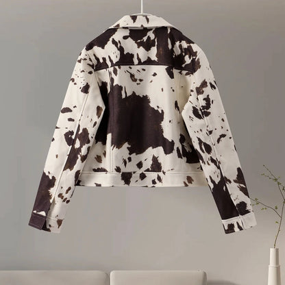 Spotted Style Vintage Short Jacket