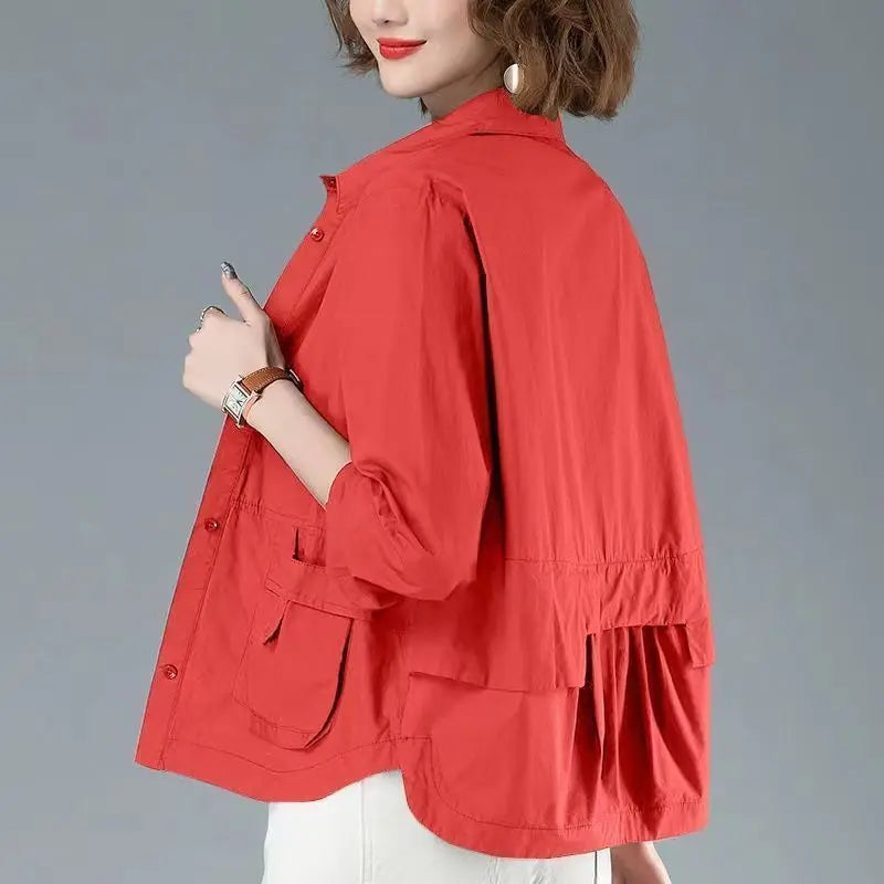 Single-Breasted Casual Jacket