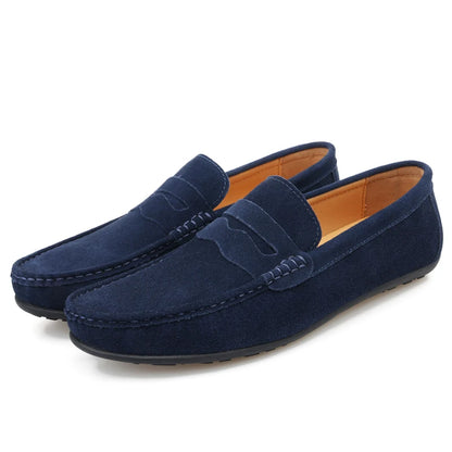 Stylish Suede Driving Loafers