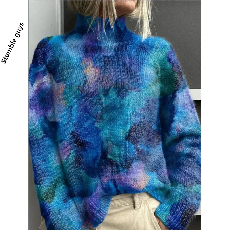 Women’s Santa Deer Knit Hoodie Sweater