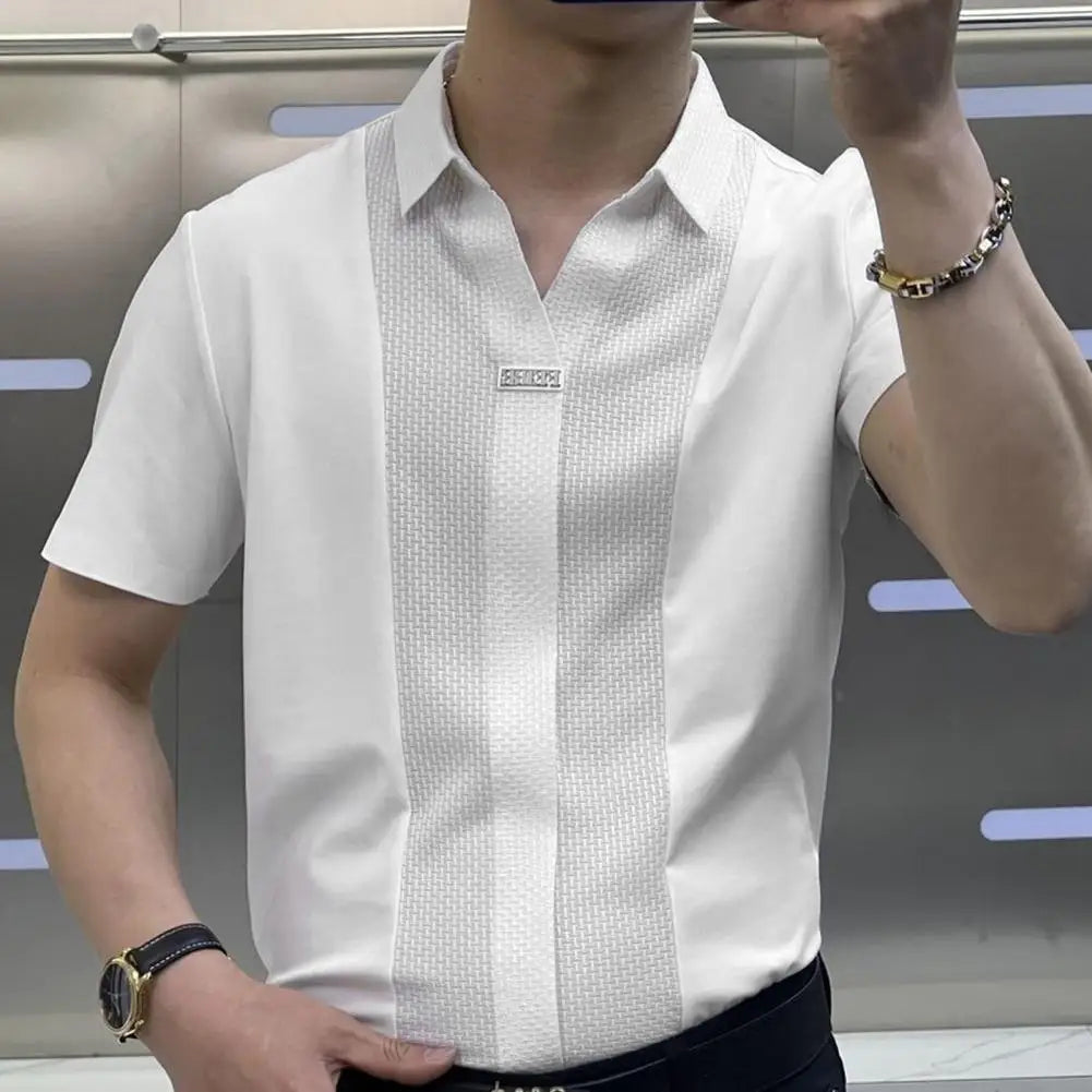 Modern Solid Color Business Shirt