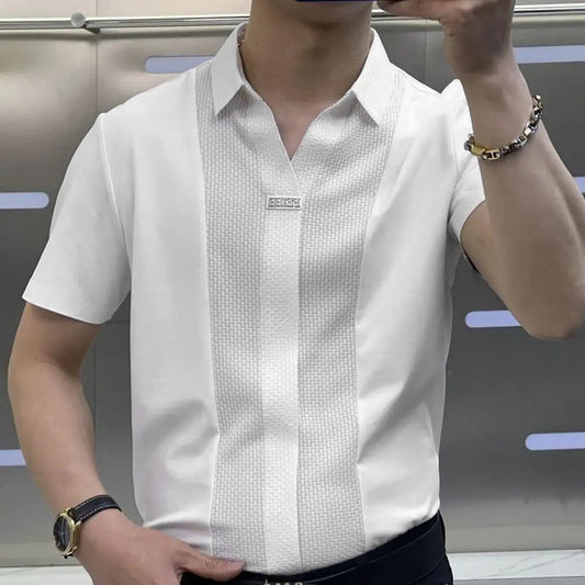 Modern Solid Color Business Shirt