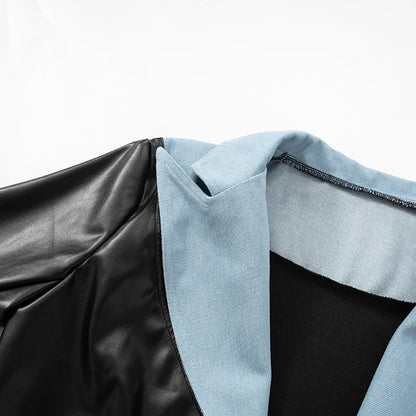 Edge Muse Patchwork Cropped Jacket