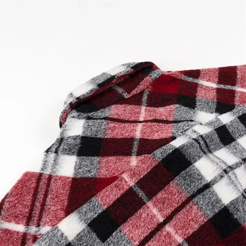 Elegant Single-Button Woolen Coat