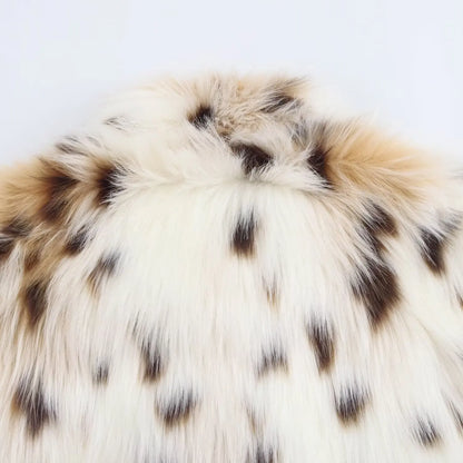 Euro Chic Faux Fur Effect Coat