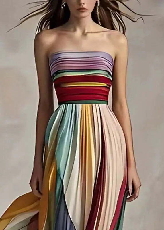 Chic Silk Strapless Ruched Evening Dress