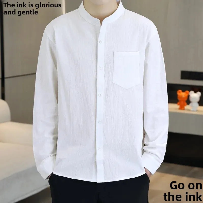 Cotton Linen Travel Shirt