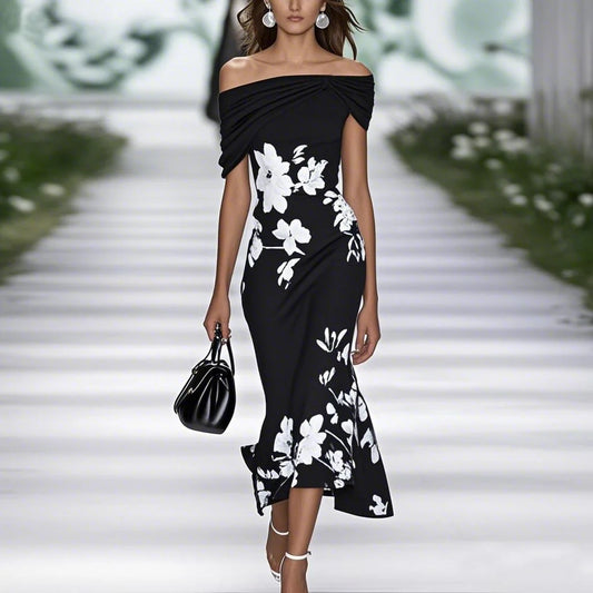 Leaf Print Sleeveless Pants Set