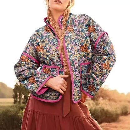 Boho Blossom Padded Jacket