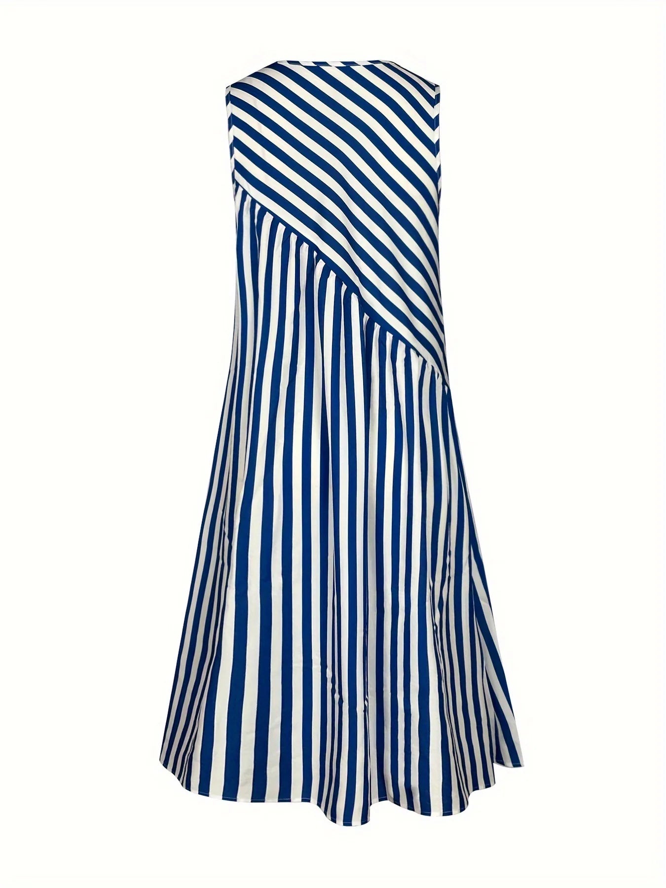 Chic Summer Casual Loose Stripe Dress