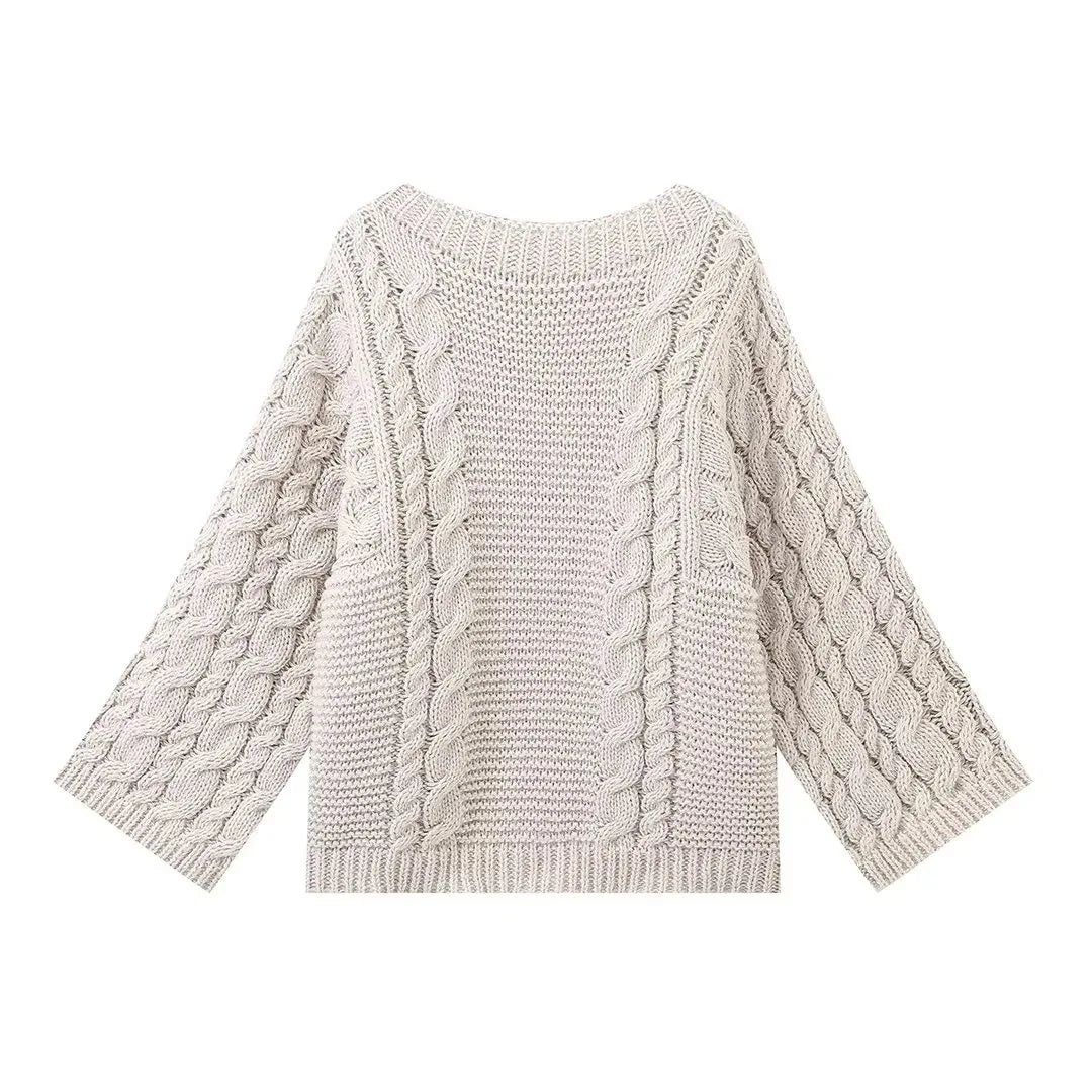 Twist Loom Chunky Knit Pullover Sweater