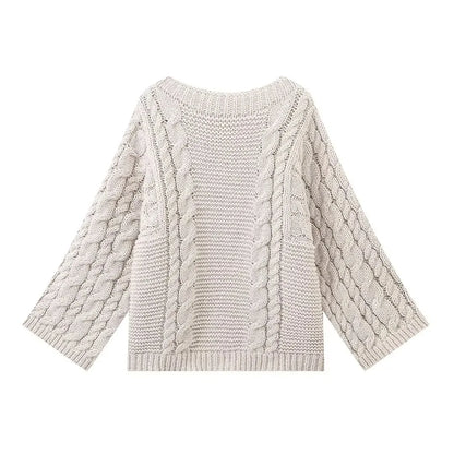 Twist Loom Chunky Knit Pullover Sweater