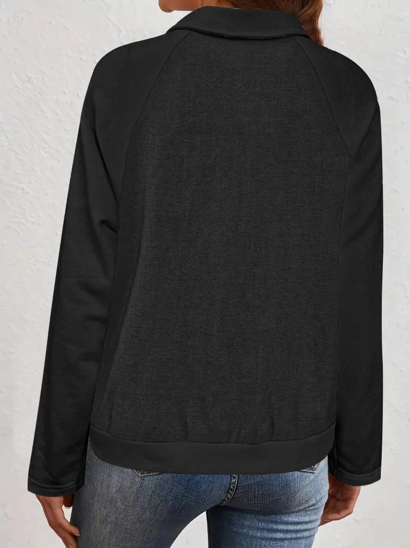 Women’s Color-Block Patchwork Denim Jacket