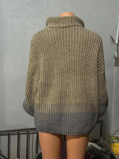 Sequin V-Neck Party Sweater
