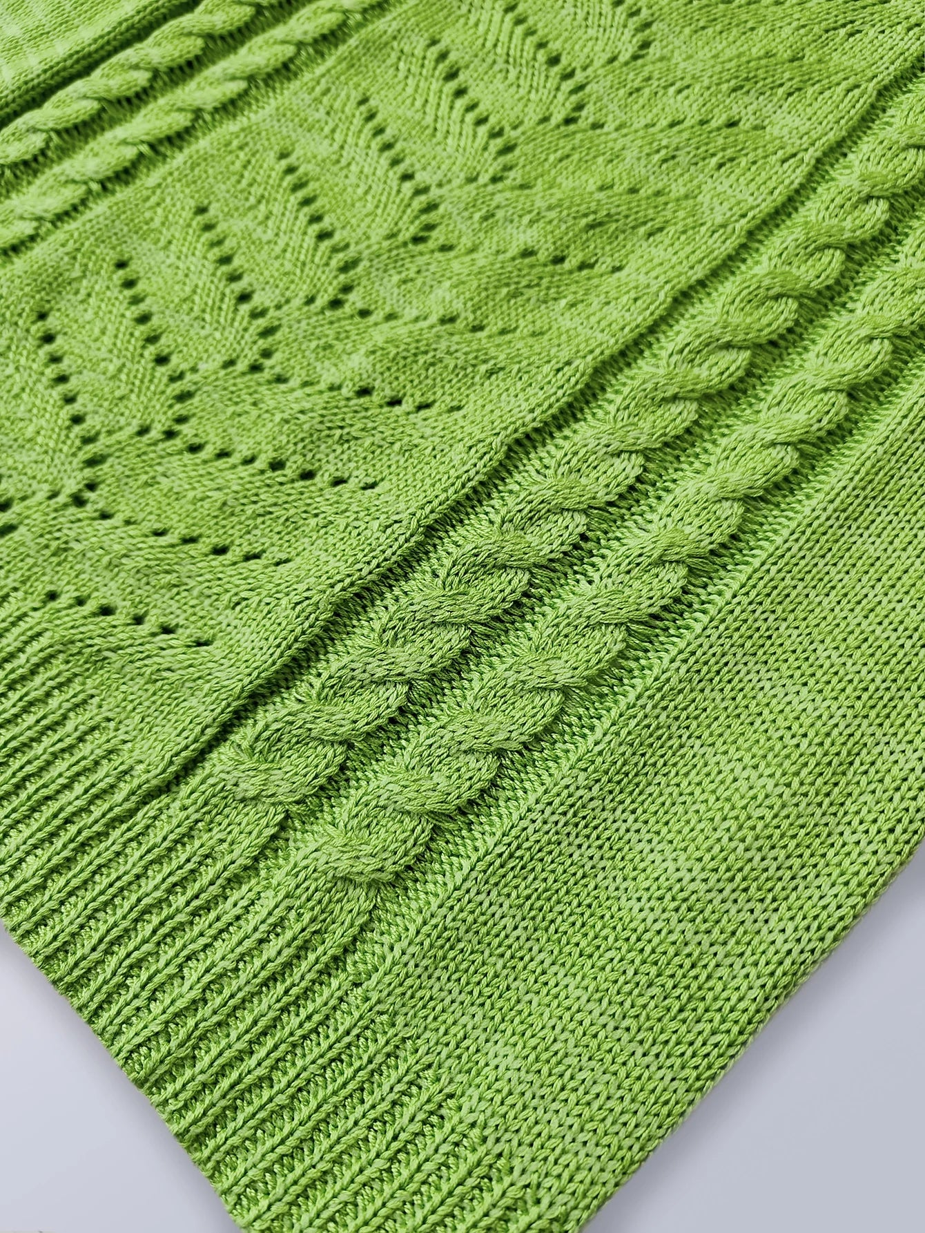 Breeze Knit Hollow V-Neck Tank