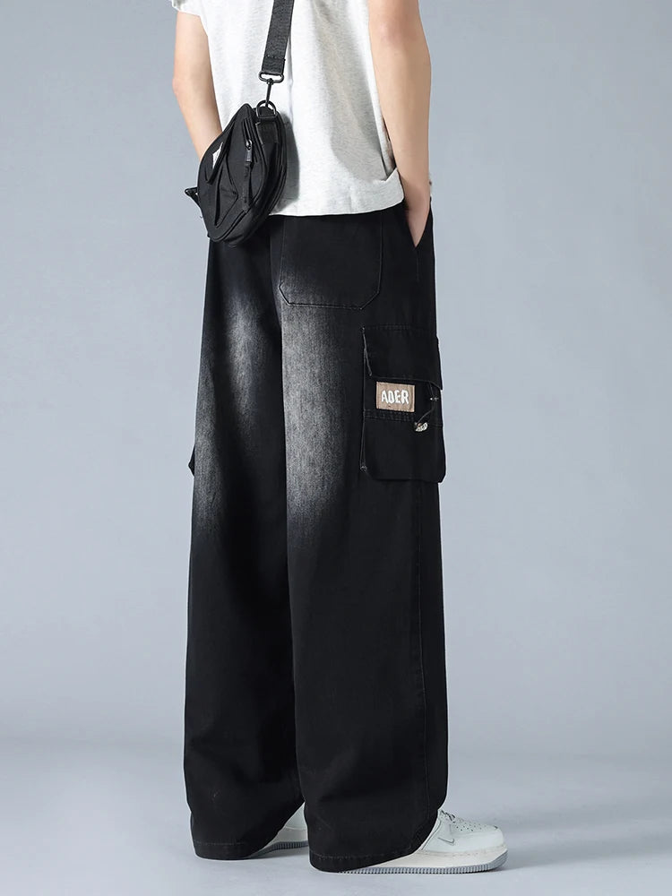 Urban Ease Wide Leg Cargo Jeans