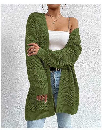 Luxe Ease Long Summer Knit Cardigan