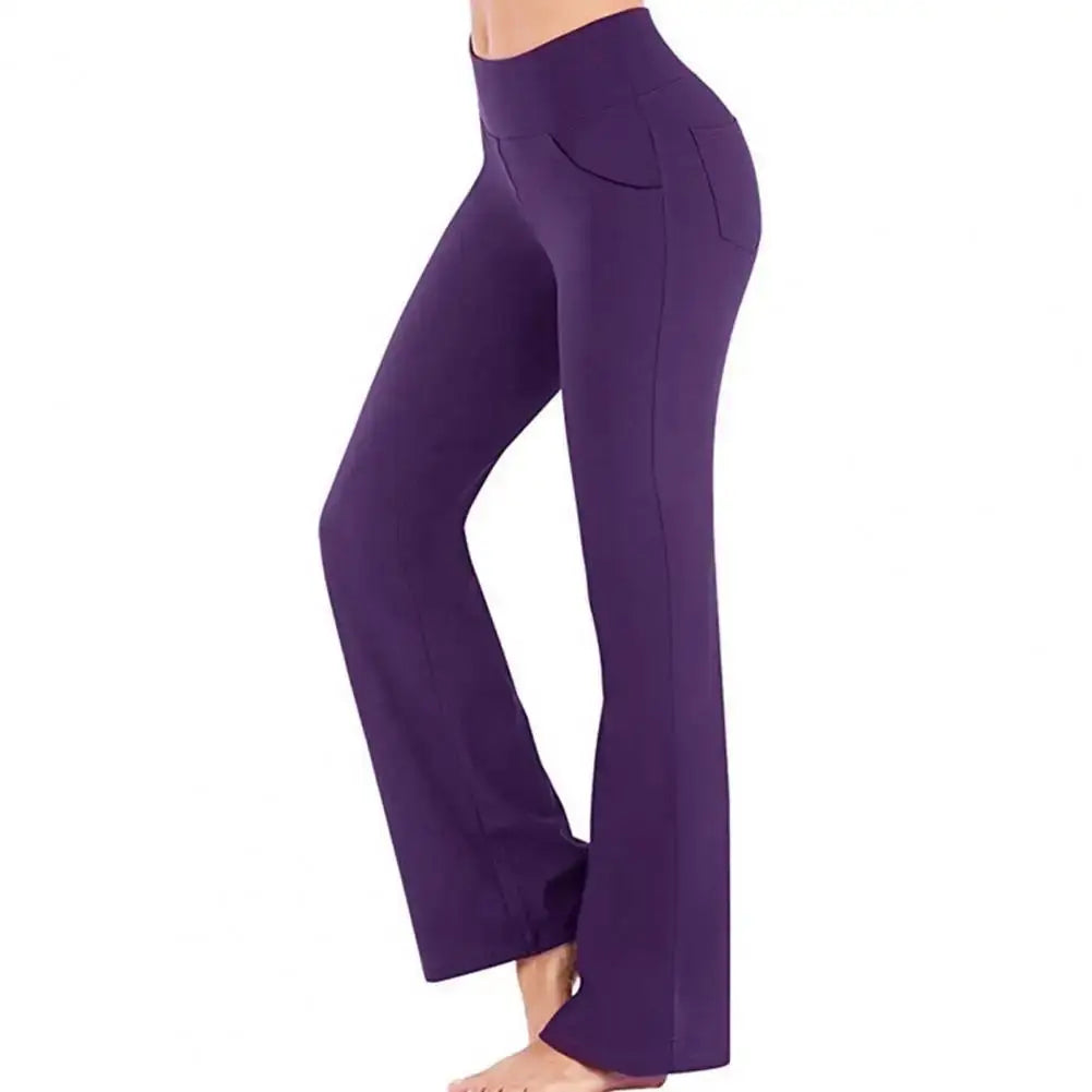 Casual Pure Color Yoga Pants