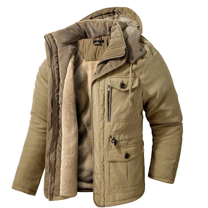 Mountain Trail Hooded Fleece Parka
